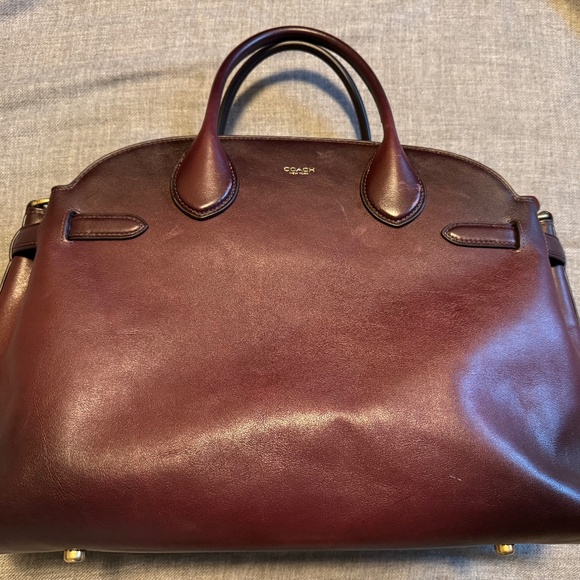 Authentic Coach Empire 40  color is Merlot (hard to find!) - Picture 1 of 14